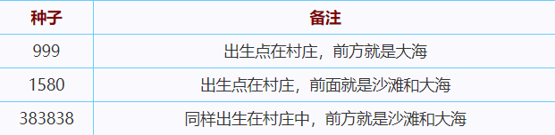 我的世界超平坦的种子代码是什么？ 求我的世界沙滩种子，有大海的，还要平坦些的