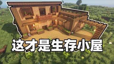 我的世界实用生存小屋建筑教程 我的世界末影人世界怎么搭建