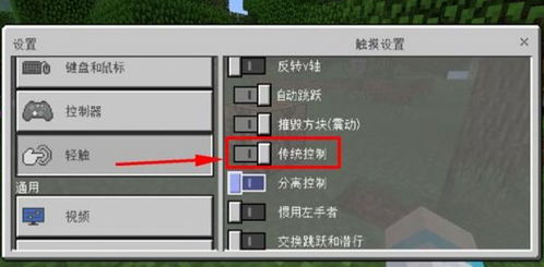 我的世界方向键怎么换皮肤 我的世界怎么把十字键变成摇杆